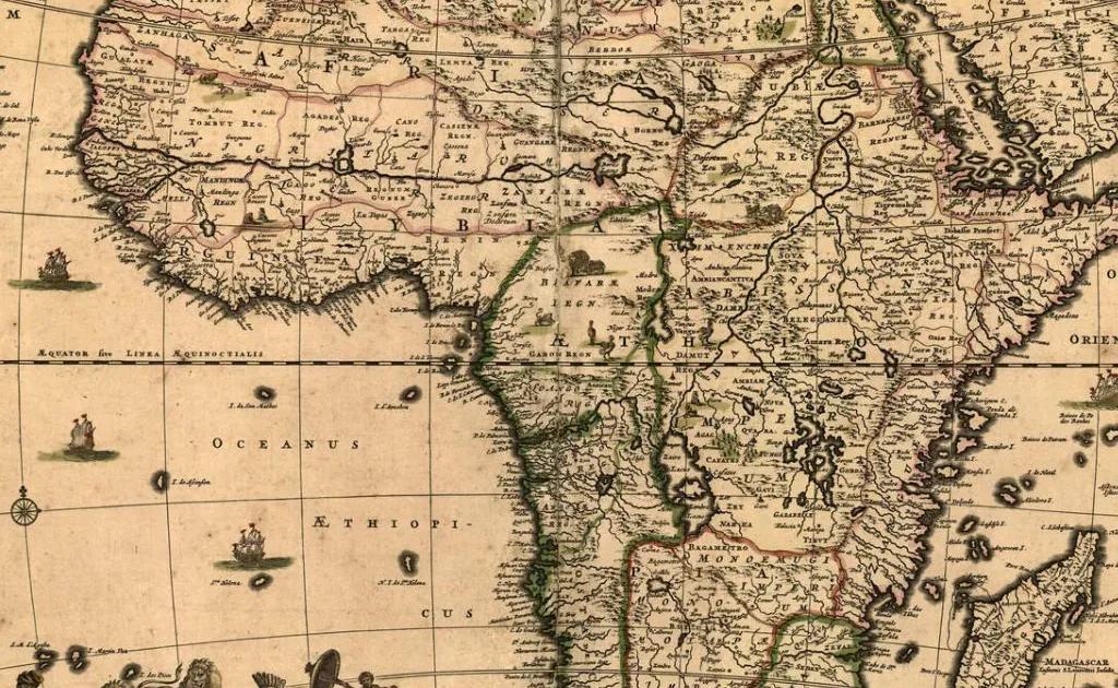 Old African Map - The Church in Africa